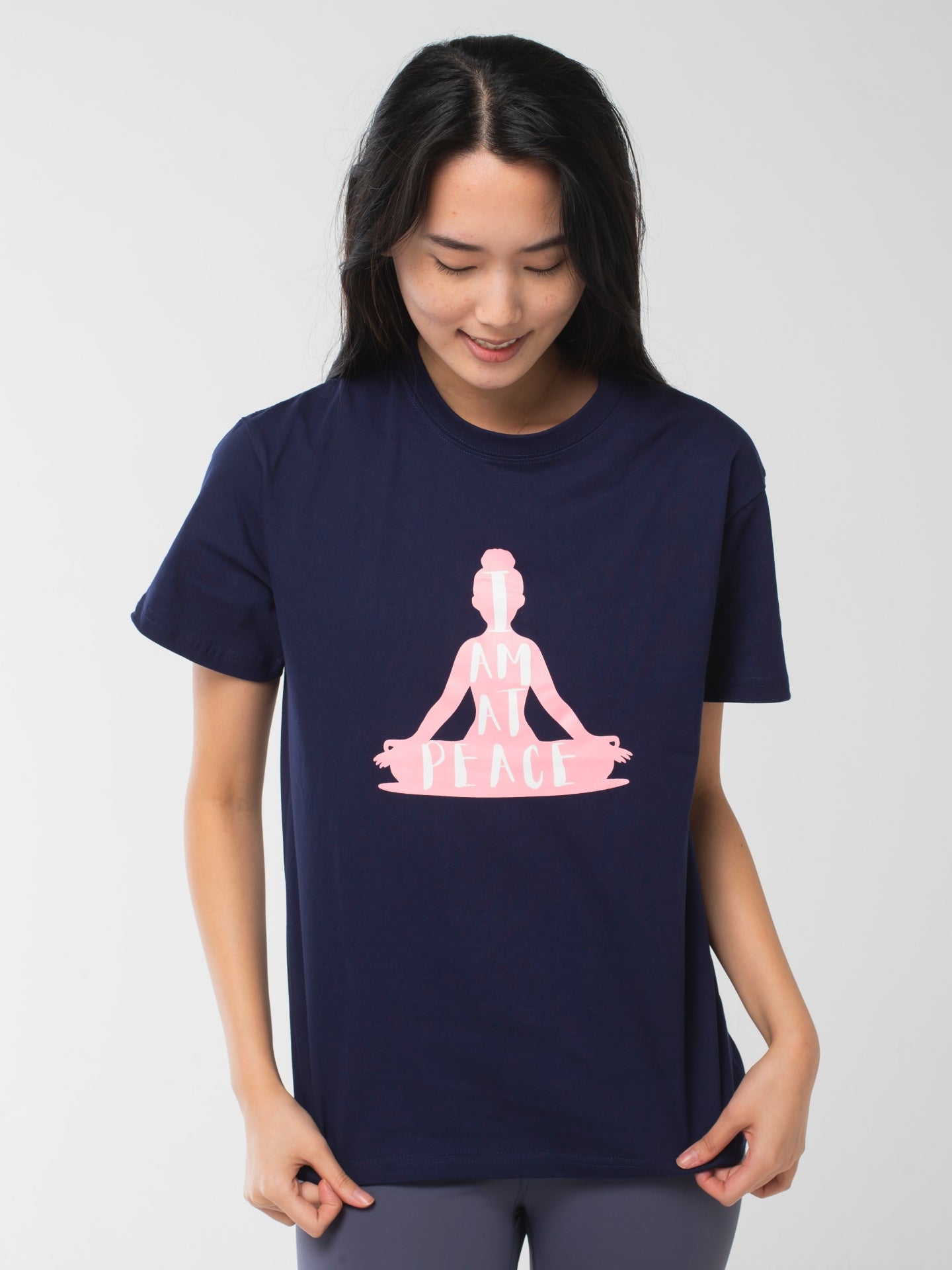 I am at peace T-shirts Navy