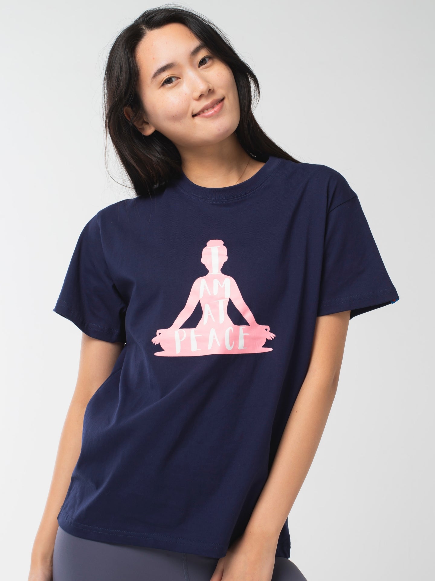 I am at peace T-shirts Navy