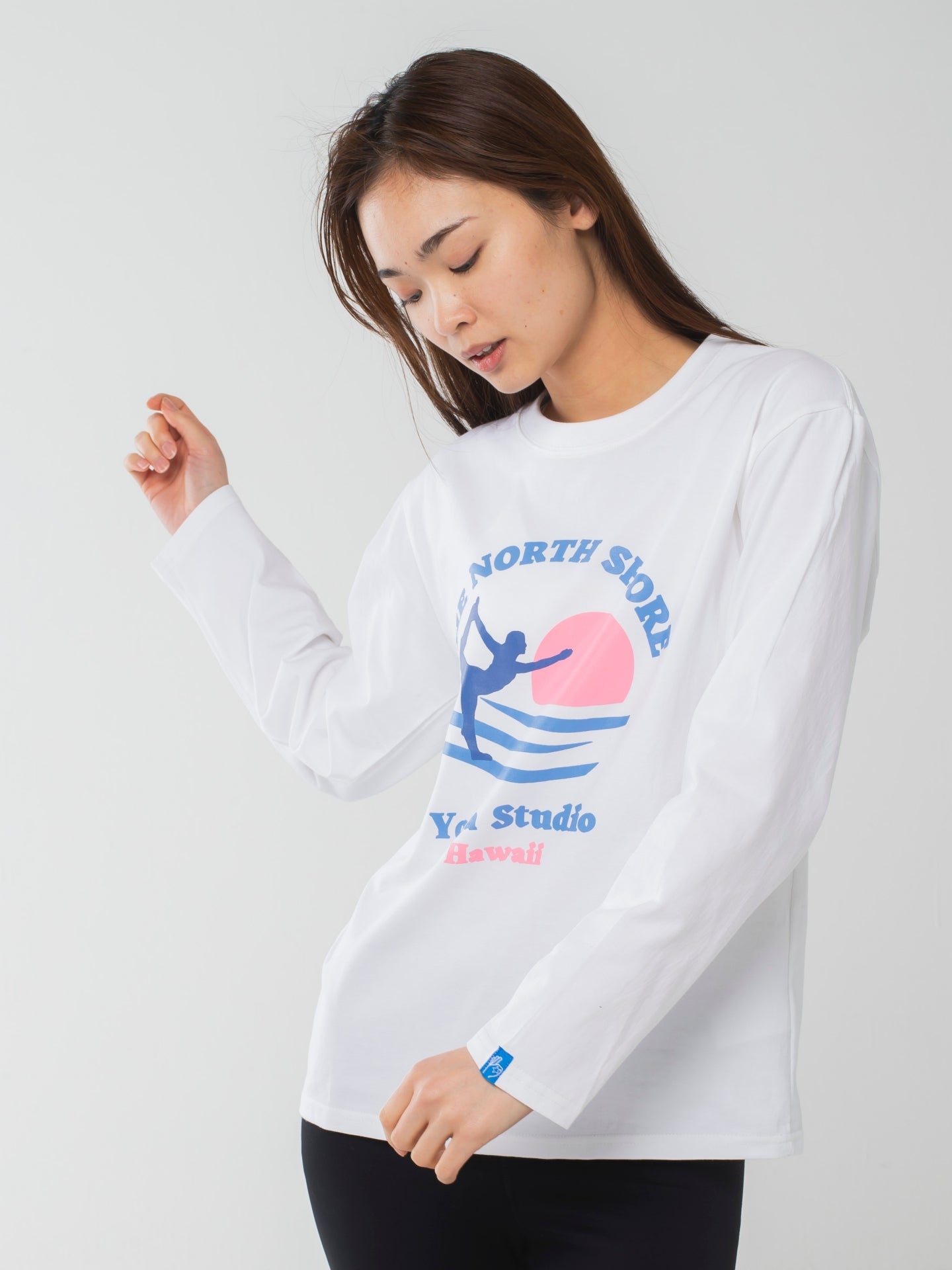 North Shore Long-Sleeve Tee White