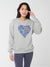 Love & peace Sweat Grey Marl