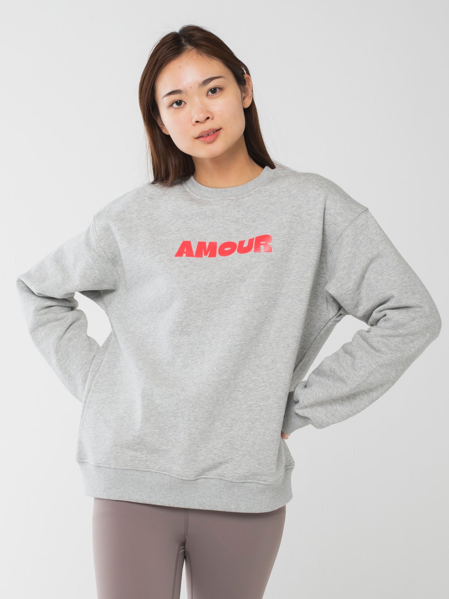 Amour Sweat Grey Marl