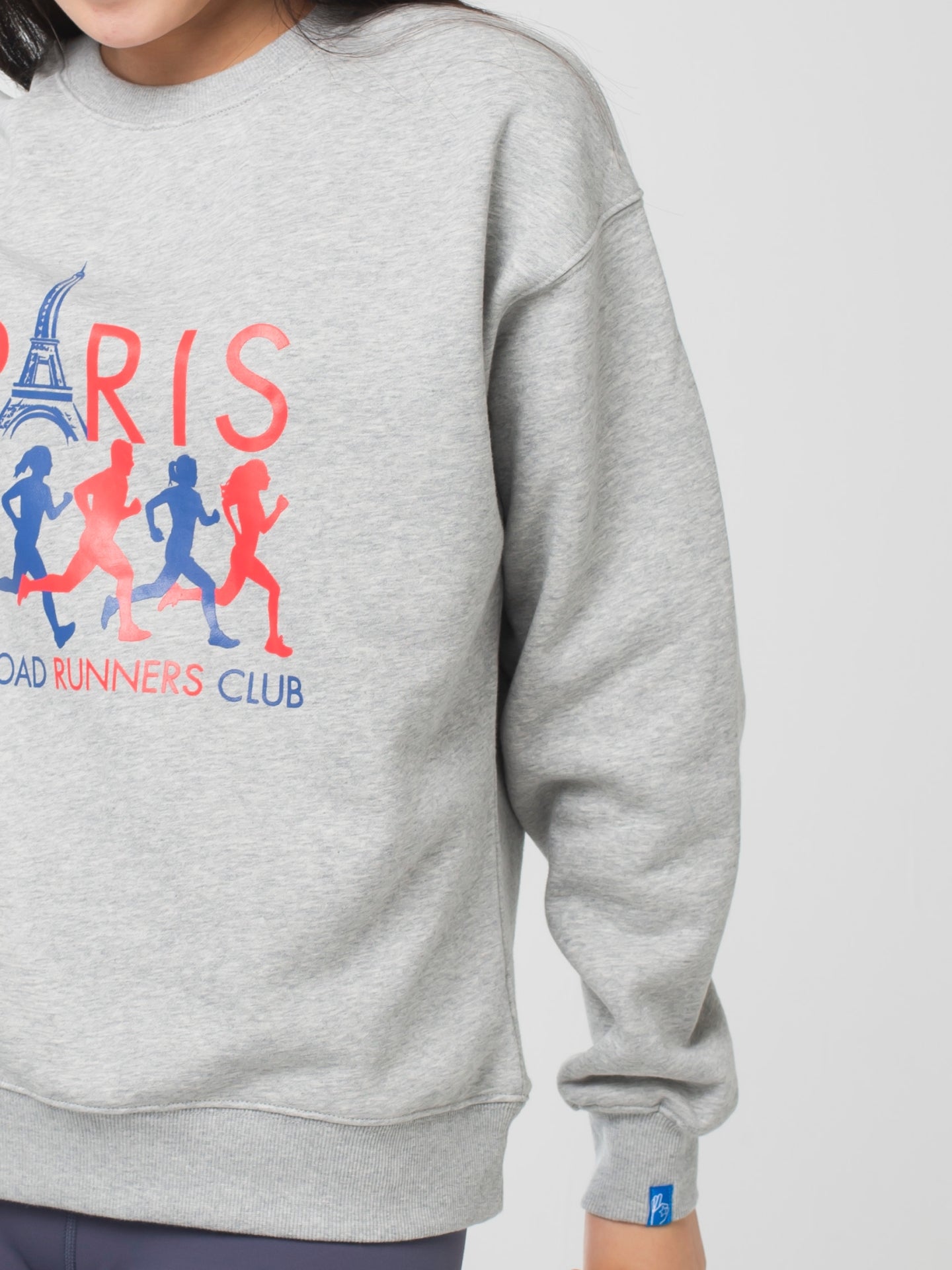 Paris Runners Club Sweatshirts Grey Marl