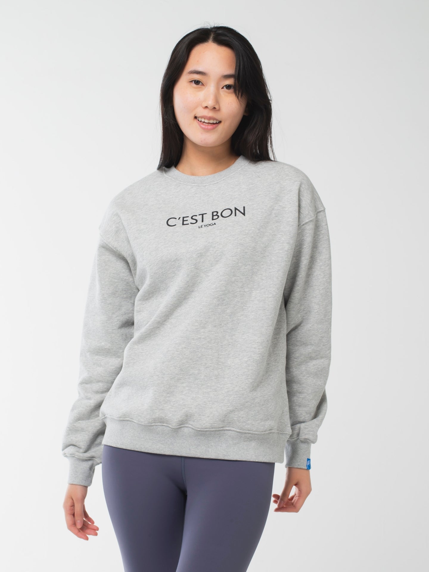 C'est Bon le Yoga Sweatshirts Grey Marl