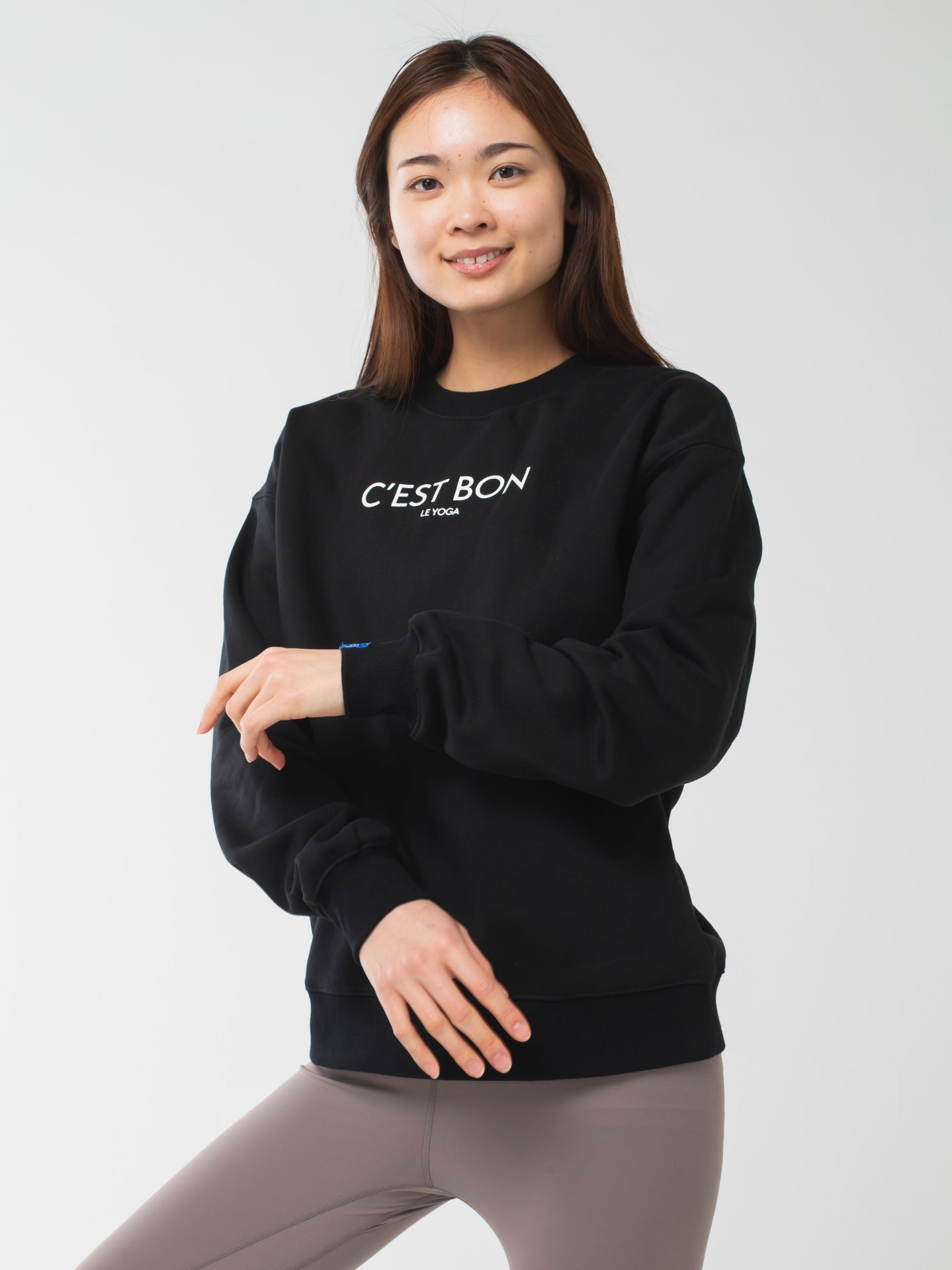 C'est Bon le Yoga Sweatshirts Black