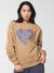 Love & peace Sweat Khaki