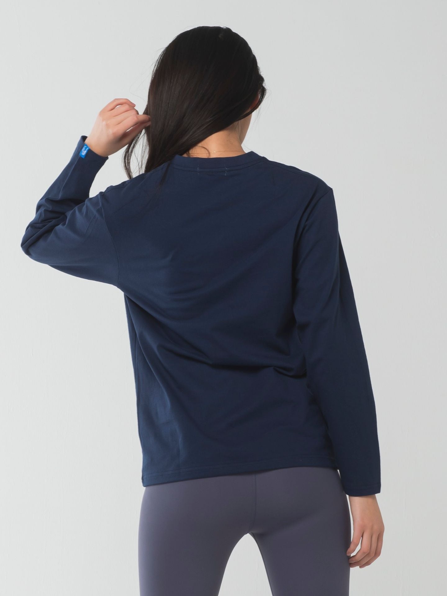 I love yoga Long-Sleeve Tee Navy