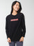 Amour Long-Sleeve Tee Black