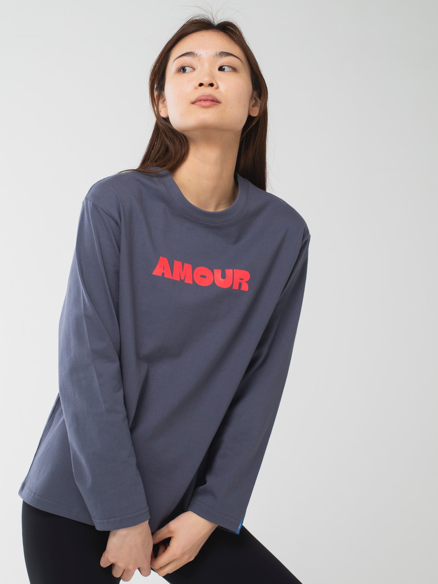 Amour Long-Sleeve Tee grey