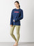 Amour Long-Sleeve Tee Navy