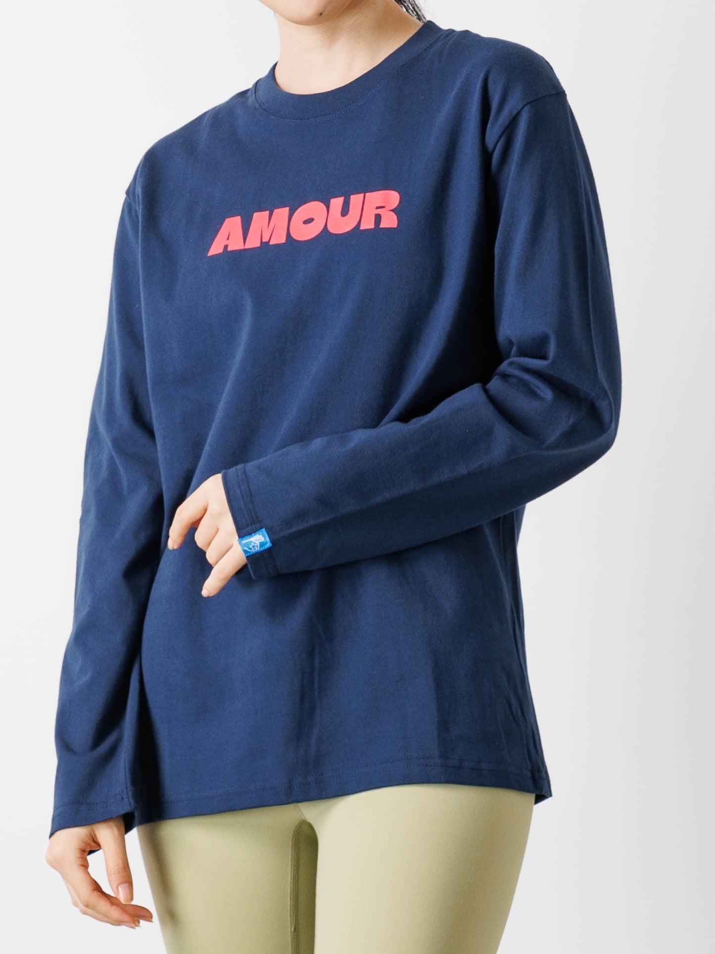 Amour Long-Sleeve Tee Navy