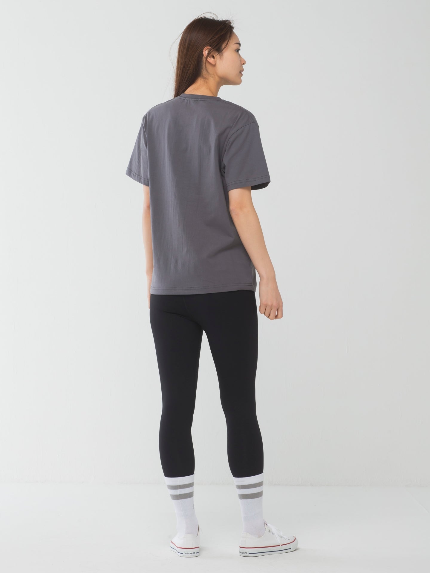 Oui T-shirts Dark Grey