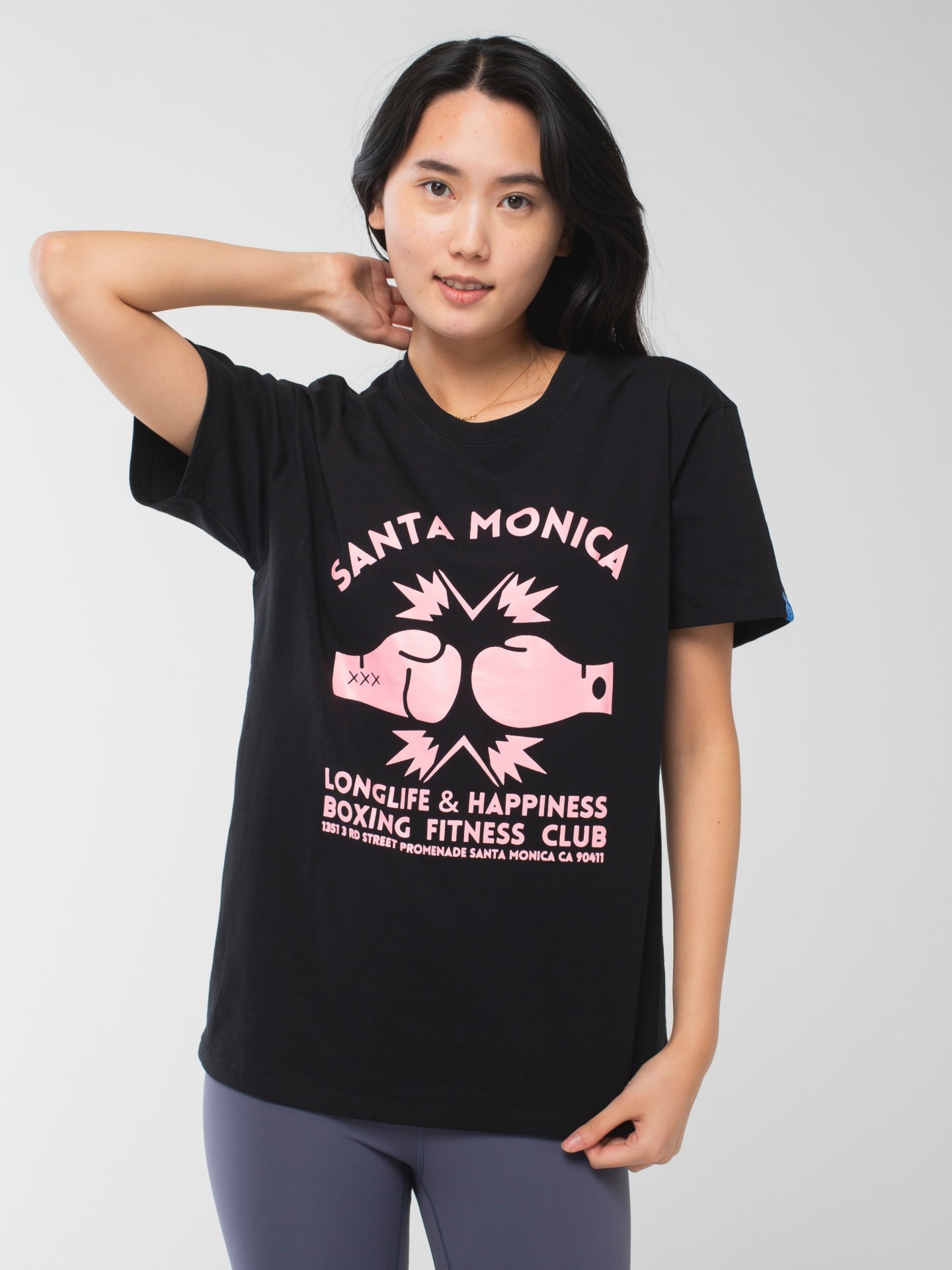 Santa Monica Boxing Gym T-shirts Black 2.0