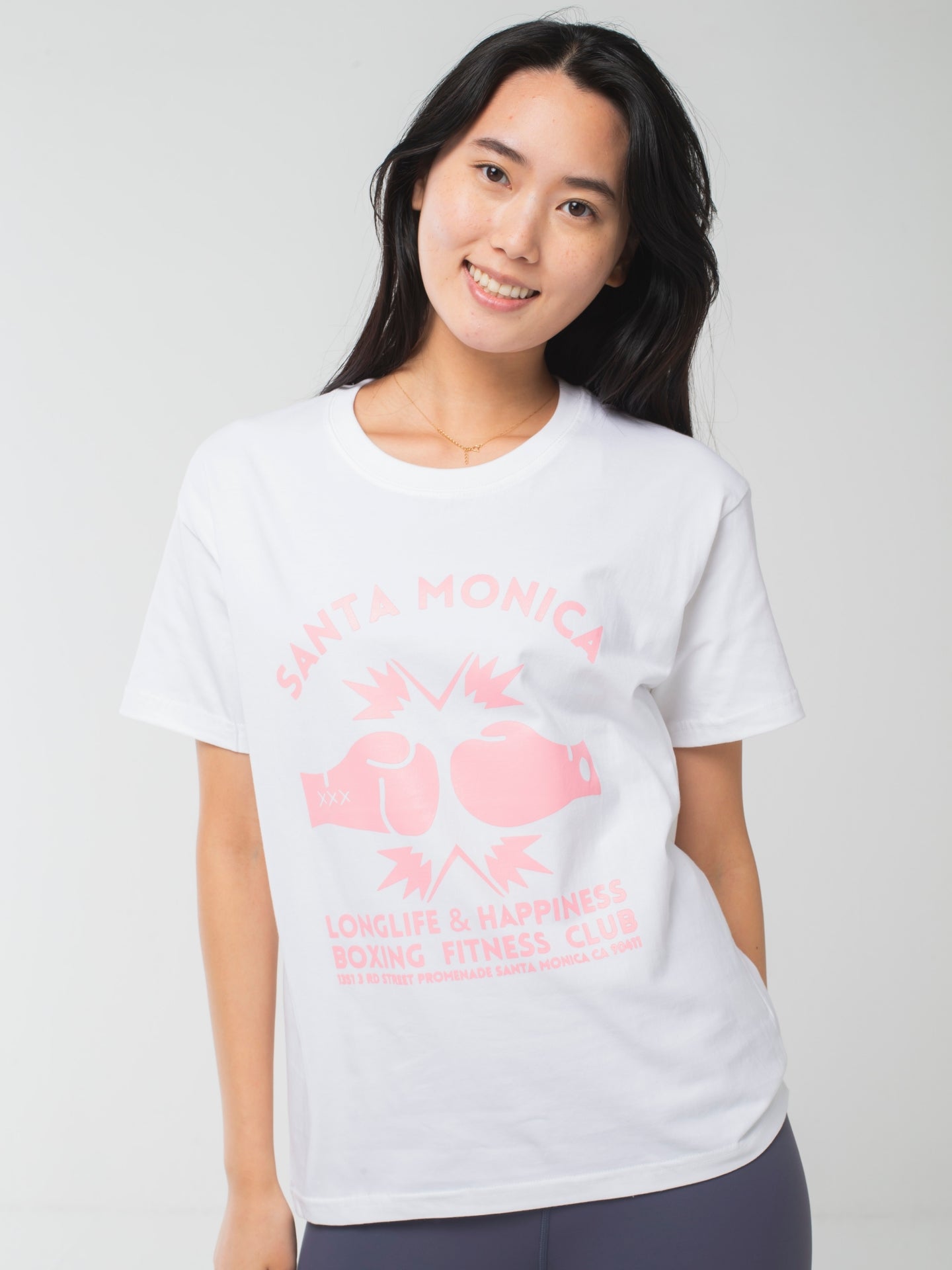 Santa Monica Boxing Gym T-shirts White 2.0