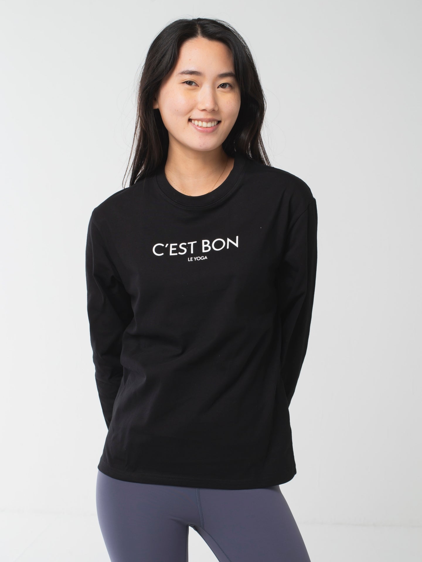 C'est Bon le Yoga Long-Sleeve Tee Black