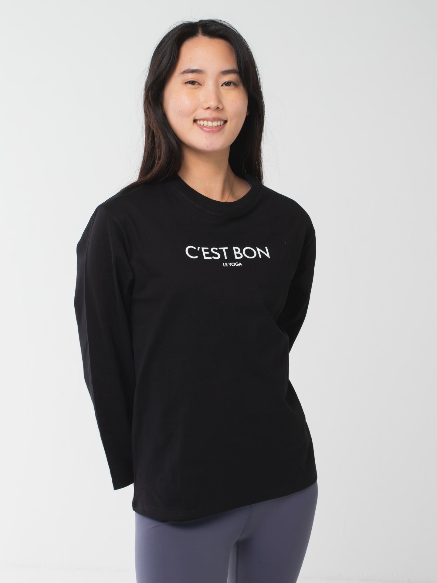 C'est Bon le Yoga Long-Sleeve Tee Black