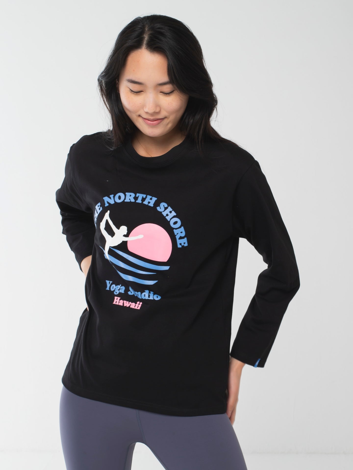 North Shore Long-Sleeve Tee Black