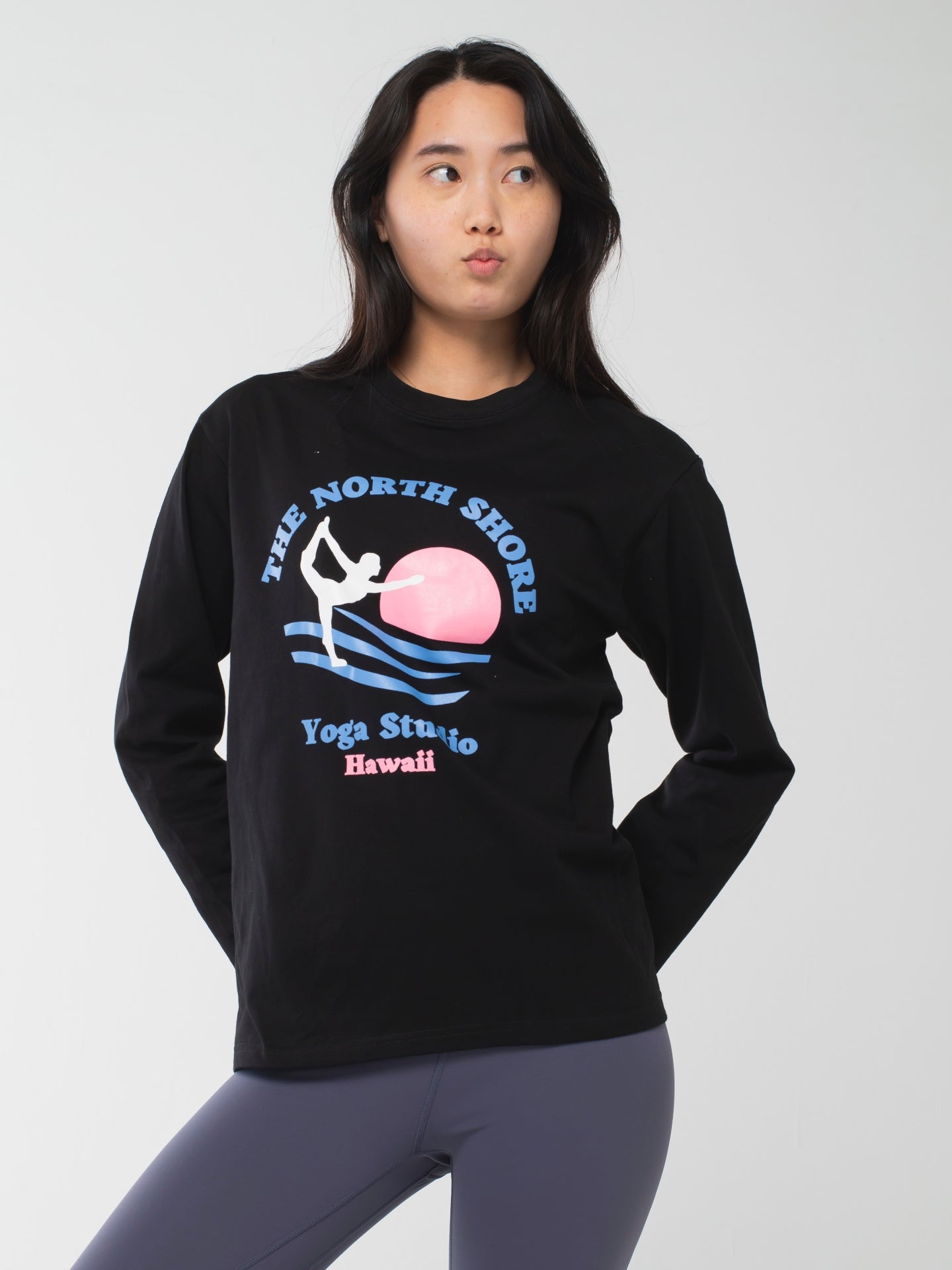 North Shore Long-Sleeve Tee Black