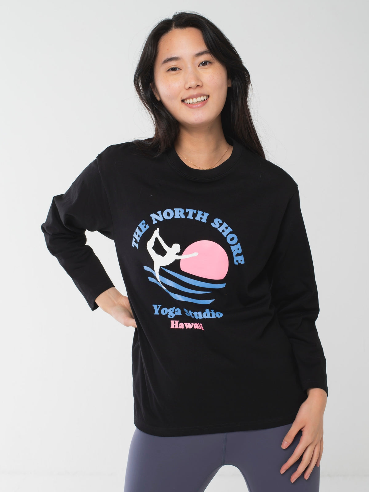 North Shore Long-Sleeve Tee Black