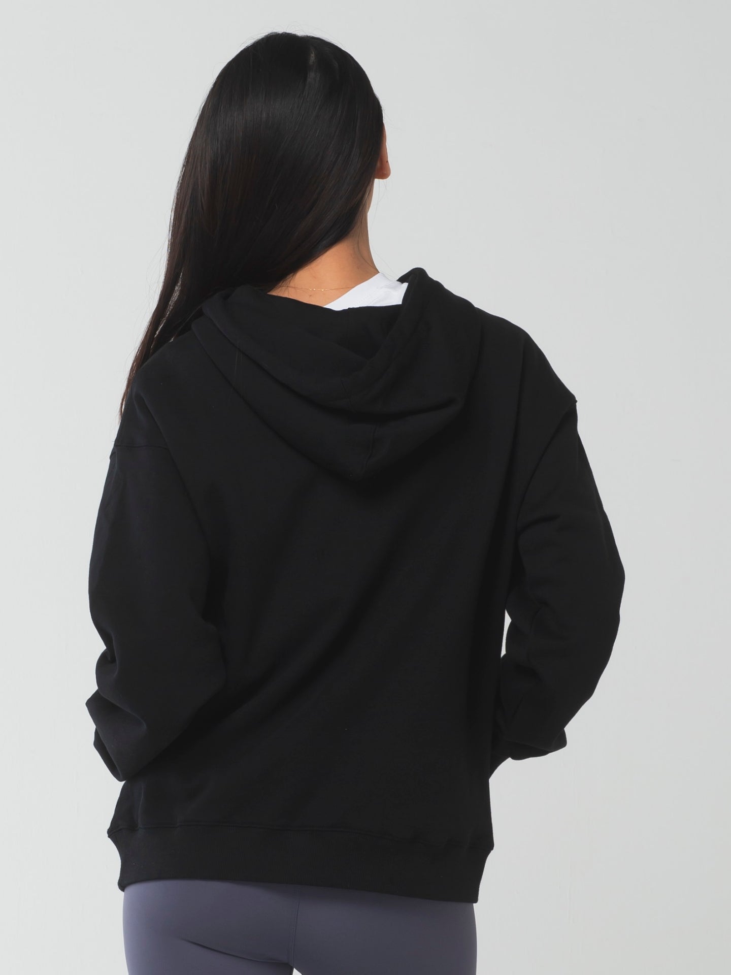 LLH amour hoodie black | ロゴパーカー レディース オーバーサイズ フランス語 | KIT STORE 通販