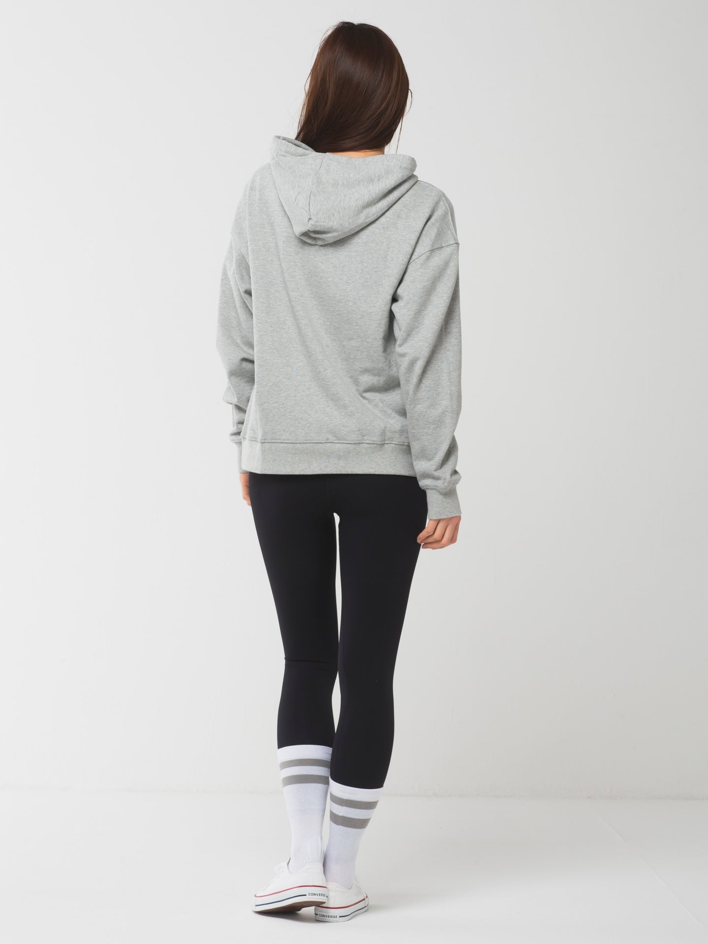 Muscle London Hoodie grey marl