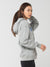 Muscle London Hoodie grey marl