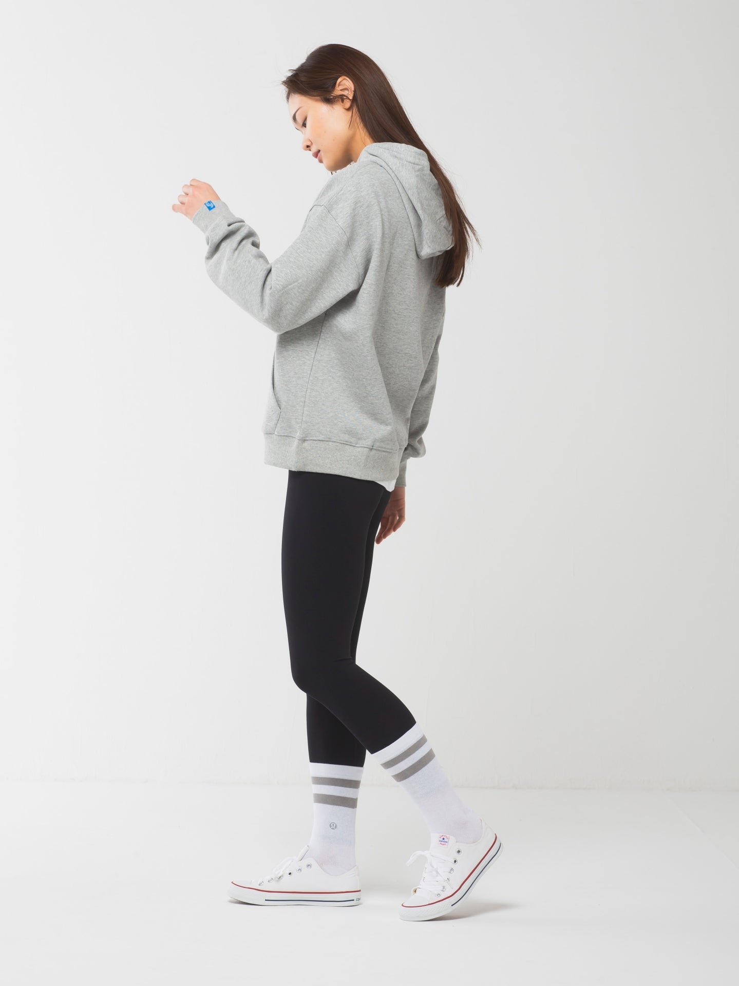 Amour Hoodie Grey marl