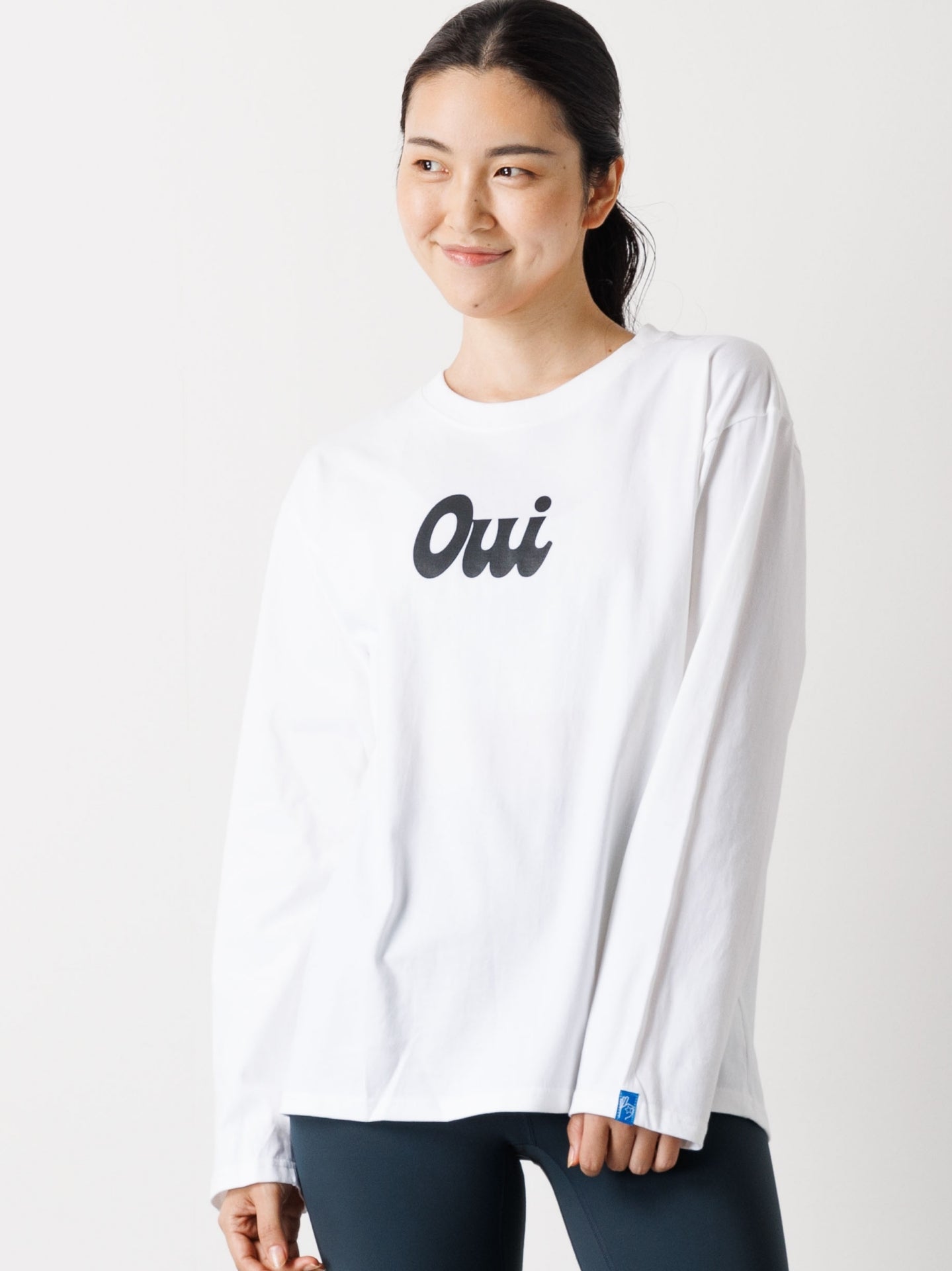 oui Long-Sleeve Tee White