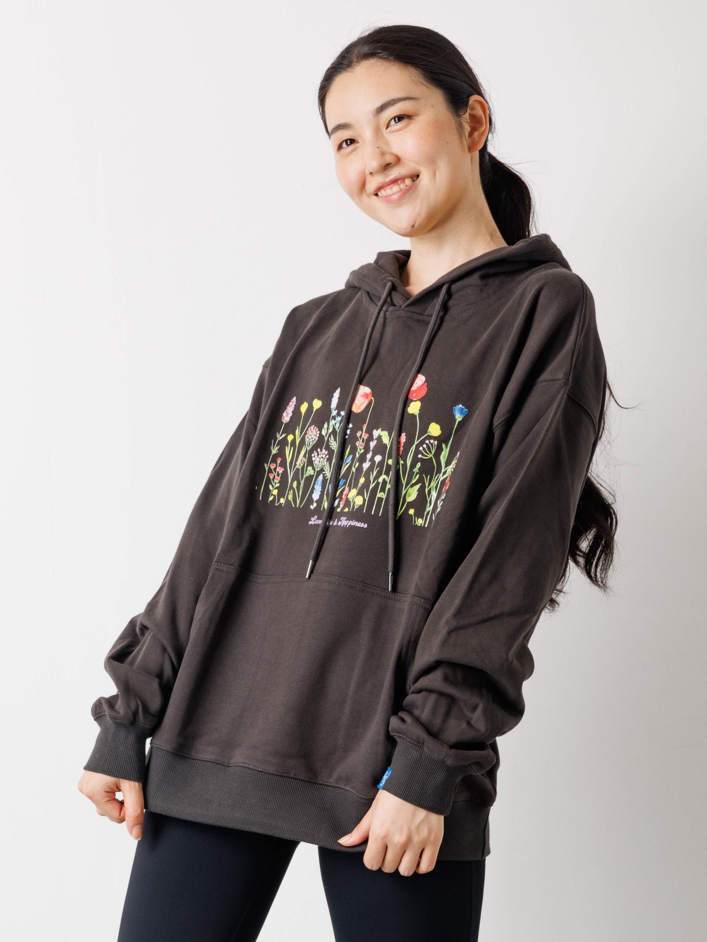 Wildflower Hoodie carbon grey