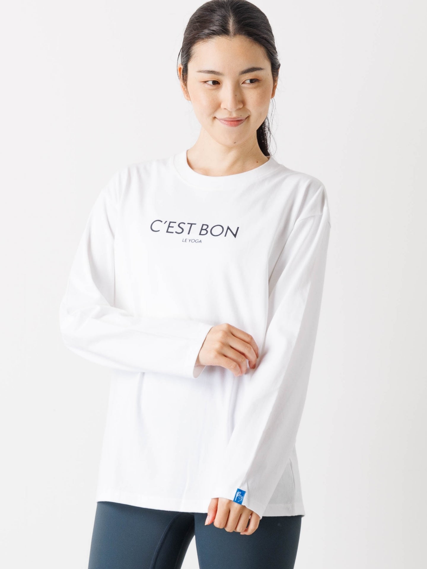 C'est Bon le Yoga Long-Sleeve Tee White