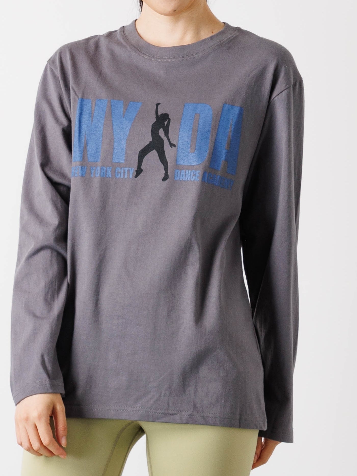 New York Dance Long-Sleeve Tee Grey