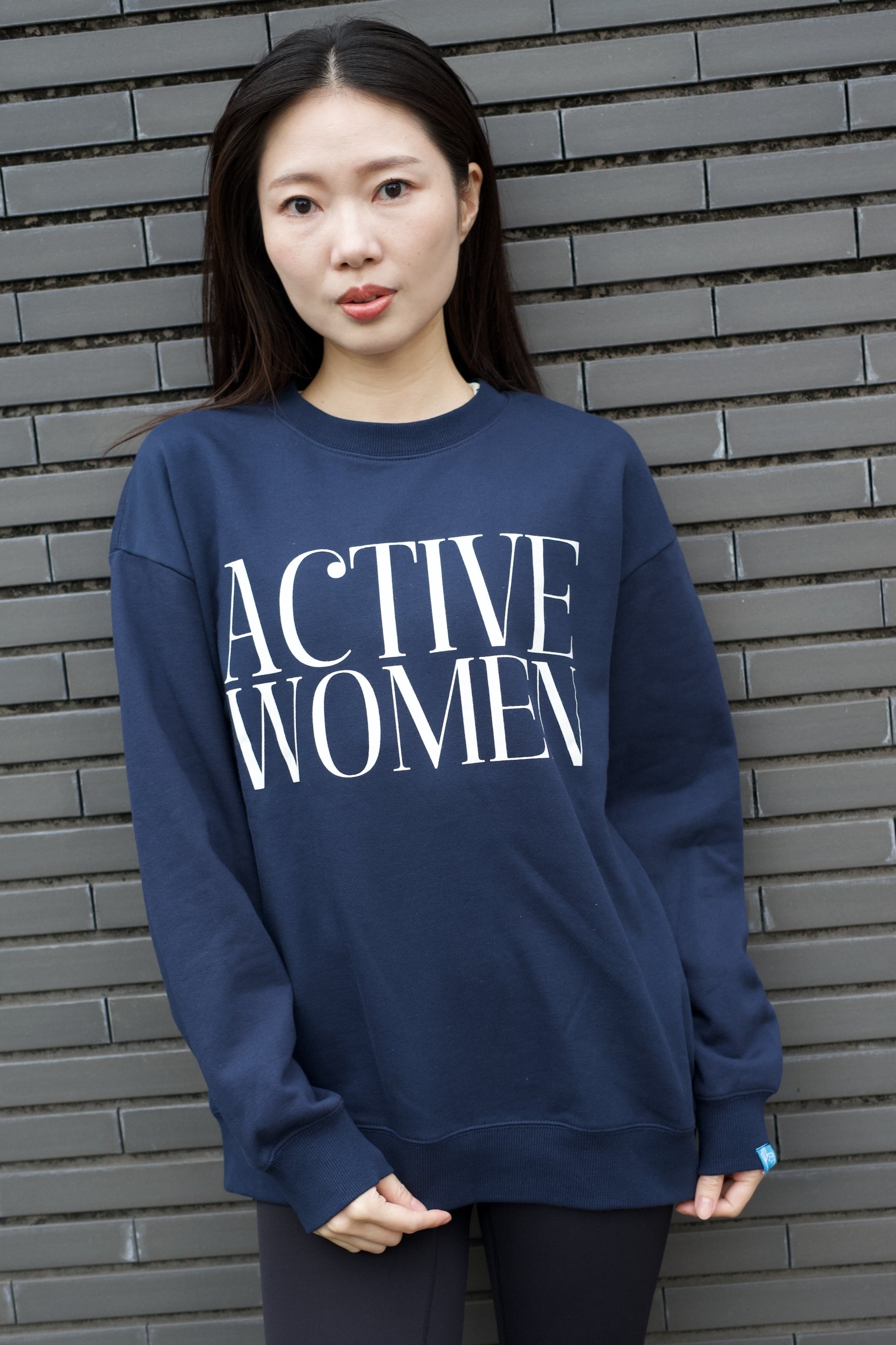 カレッジ ロゴ スウェットシャツ レディース Active Women sweat