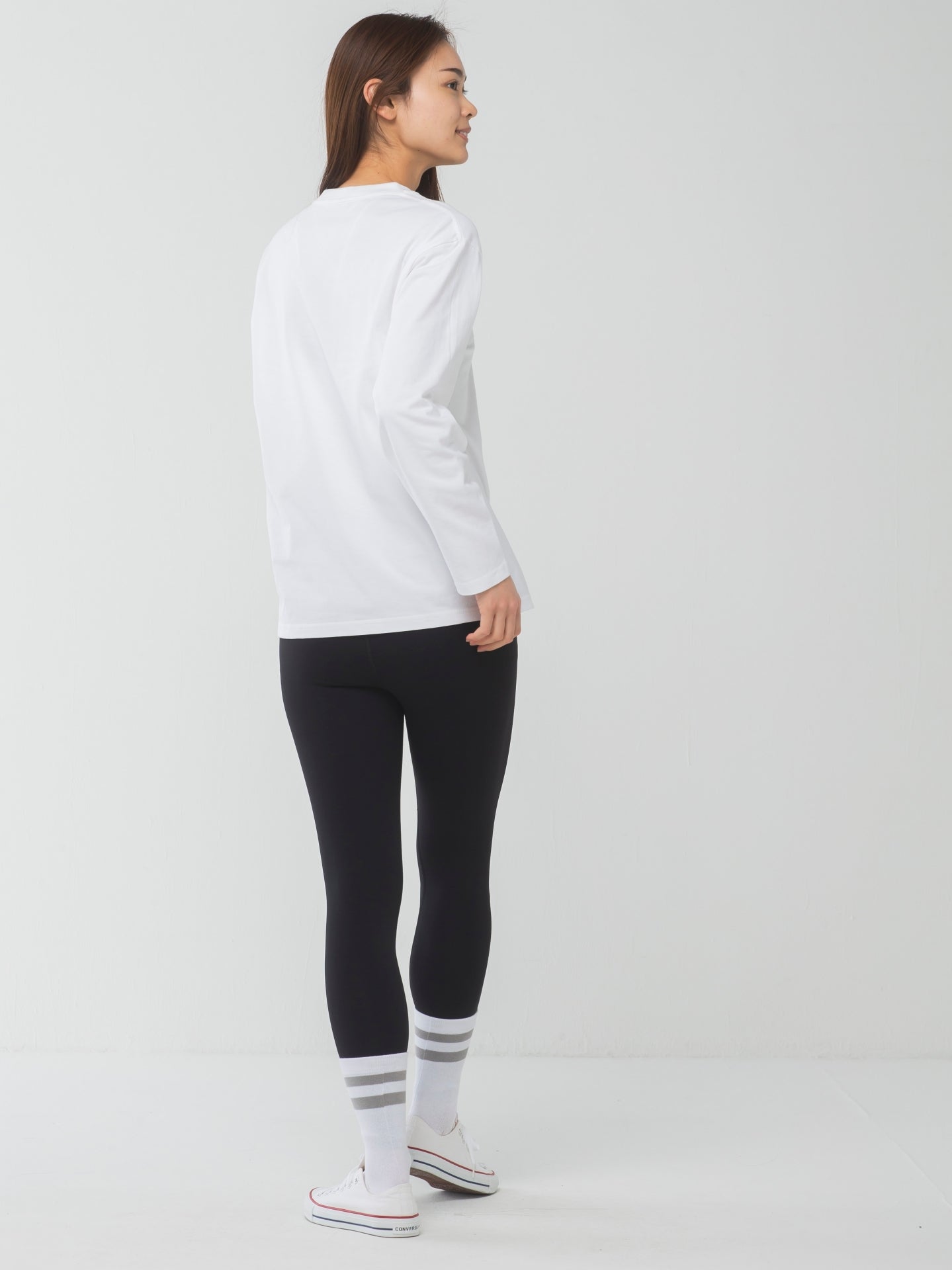 North Shore Long-Sleeve Tee White