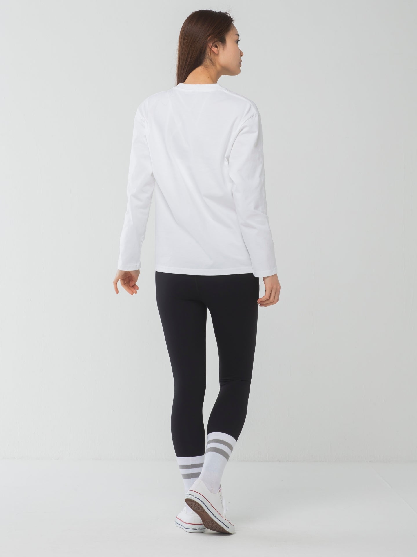 Small Muscle London Long-Sleeve Tee White