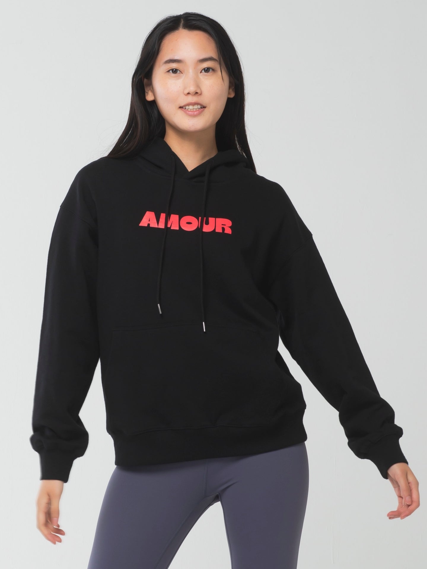 Amour Hoodie Black