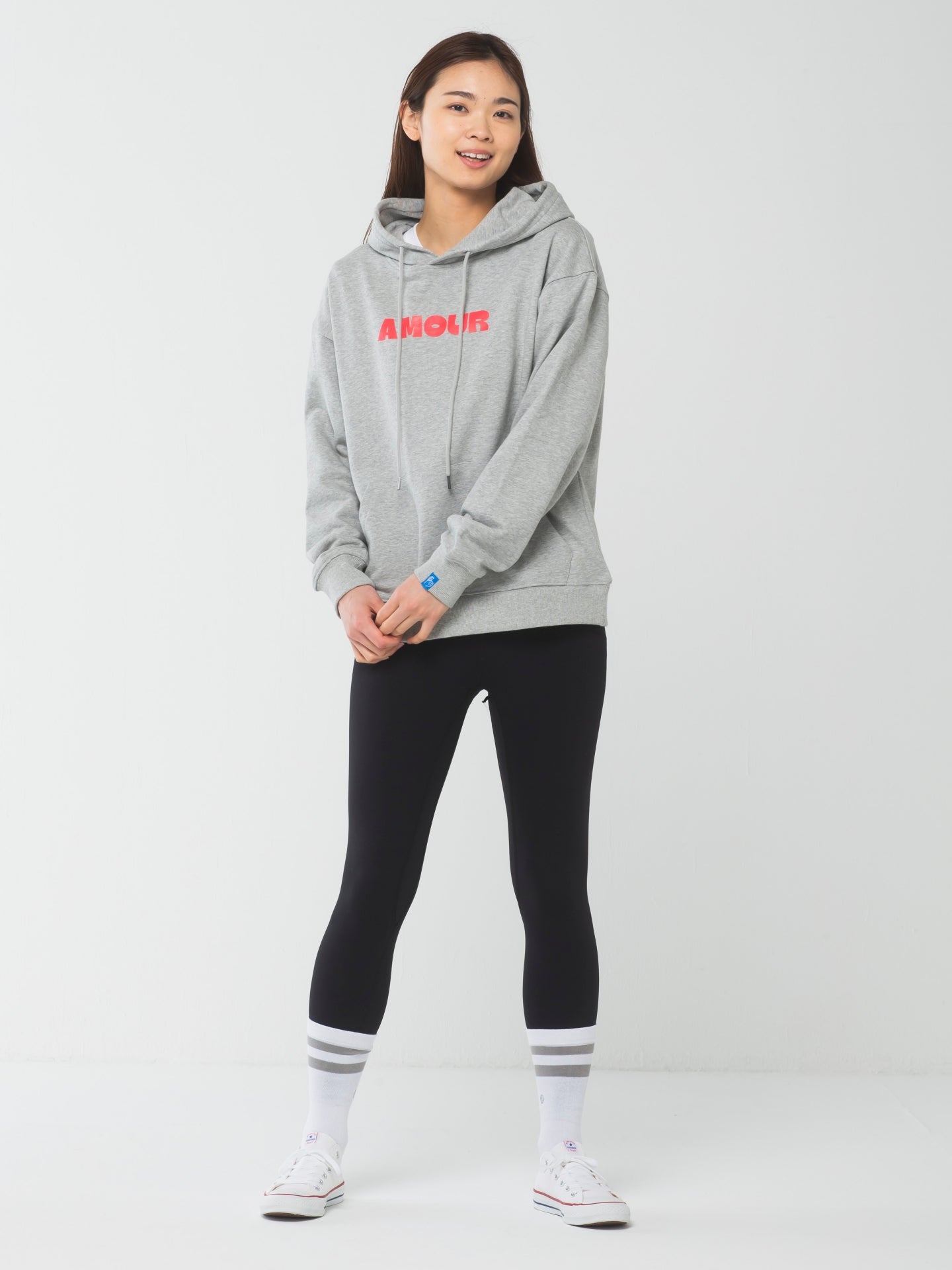 Amour Hoodie Grey marl