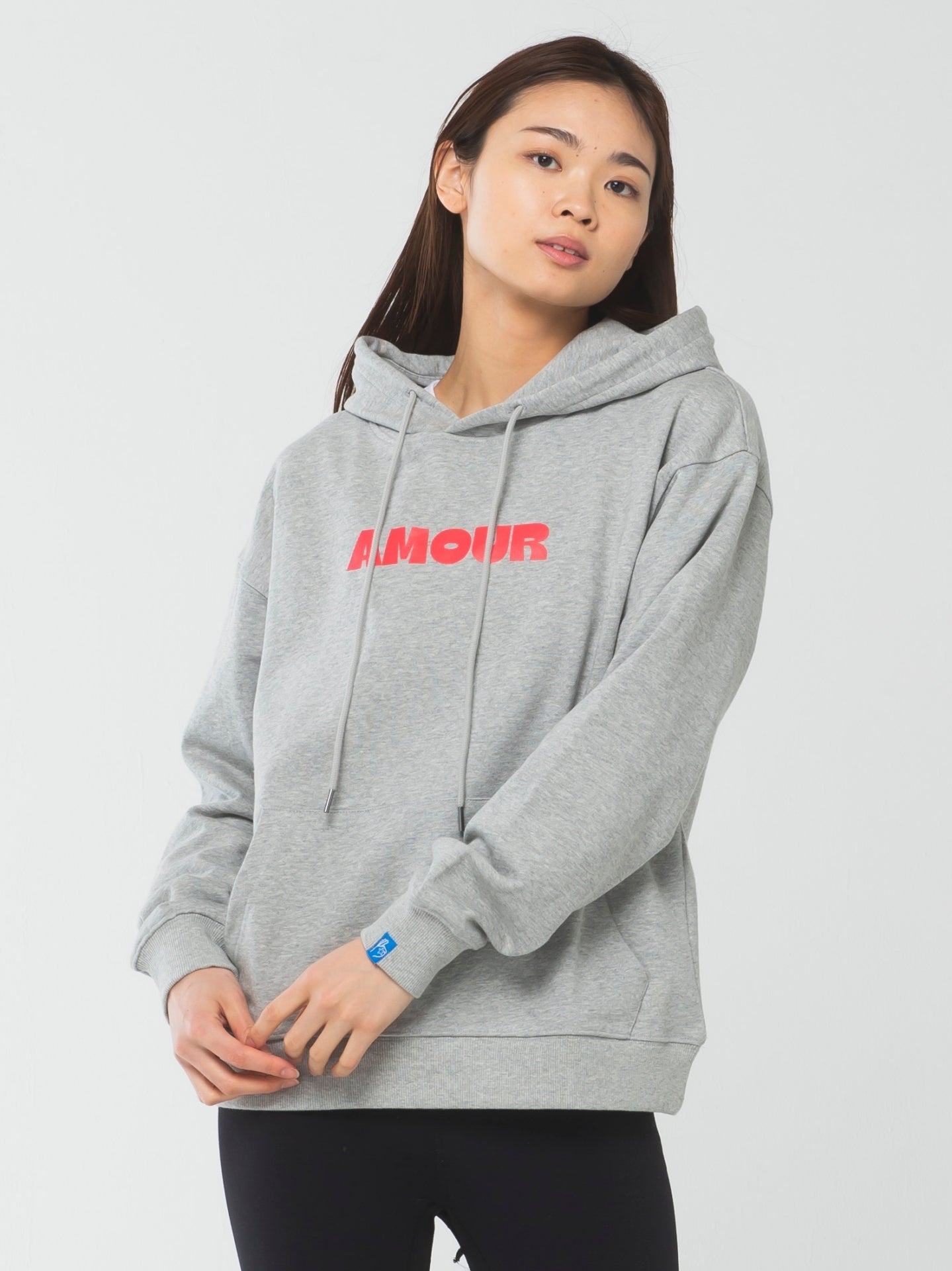 Amour Hoodie Grey marl