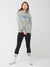 Muscle London Hoodie grey marl