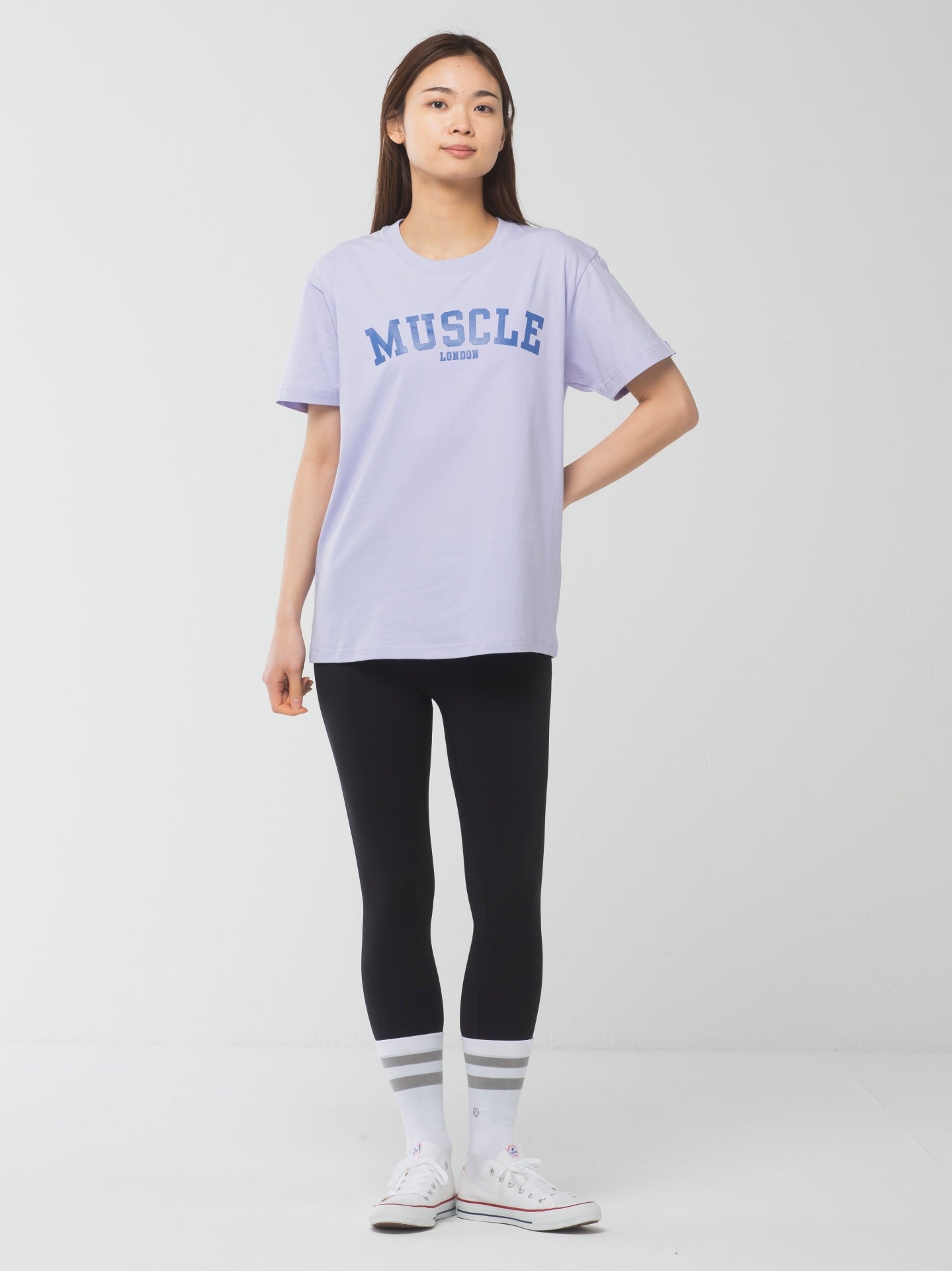 Muscle London T-shirts Lavender