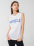 Muscle London Tank White