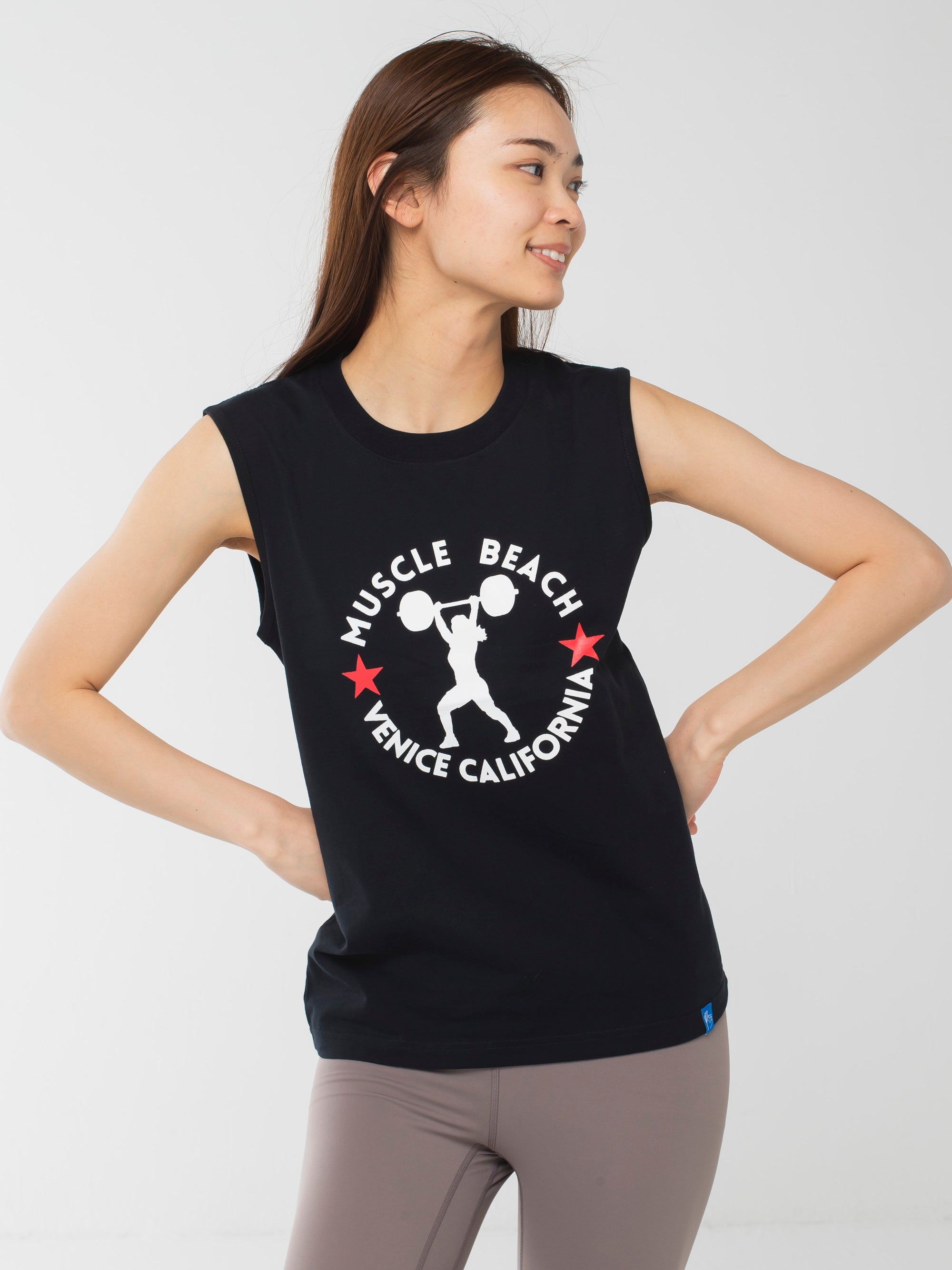 Muscle Beach Tank Black