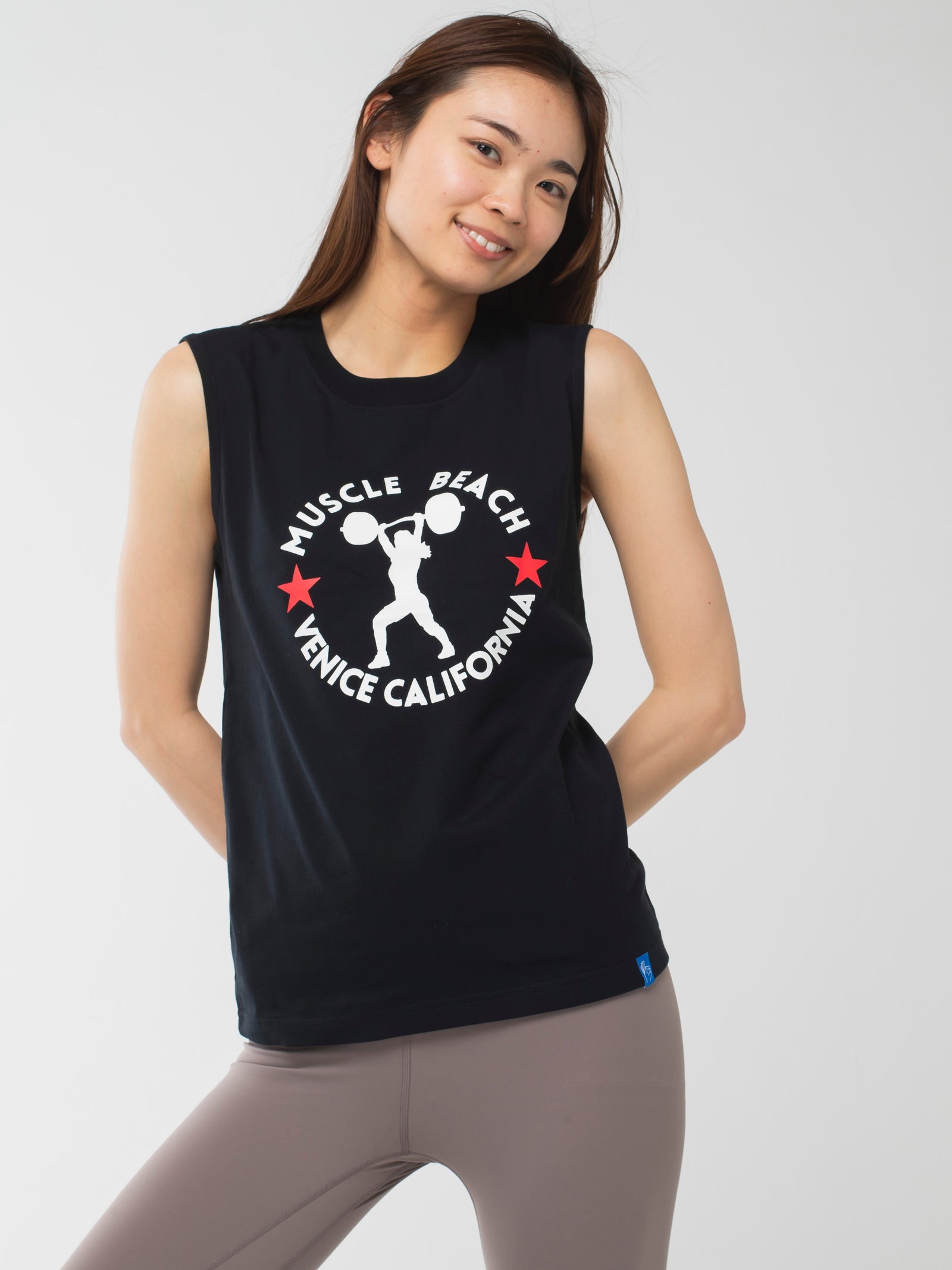 Muscle Beach Tank Black