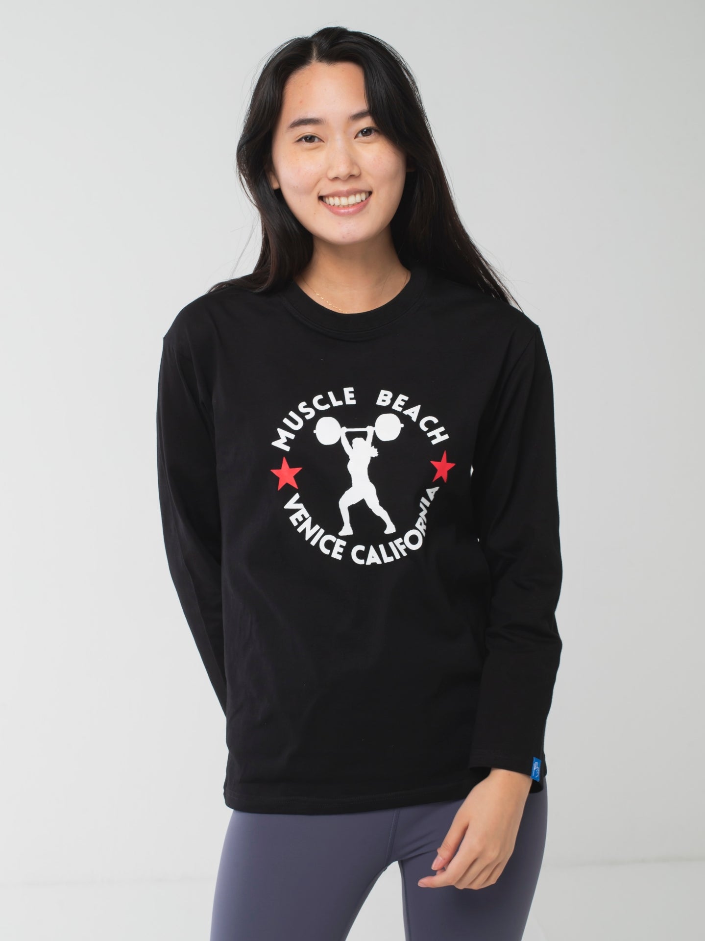 Muscle Beach Long-Sleeve Tee Black