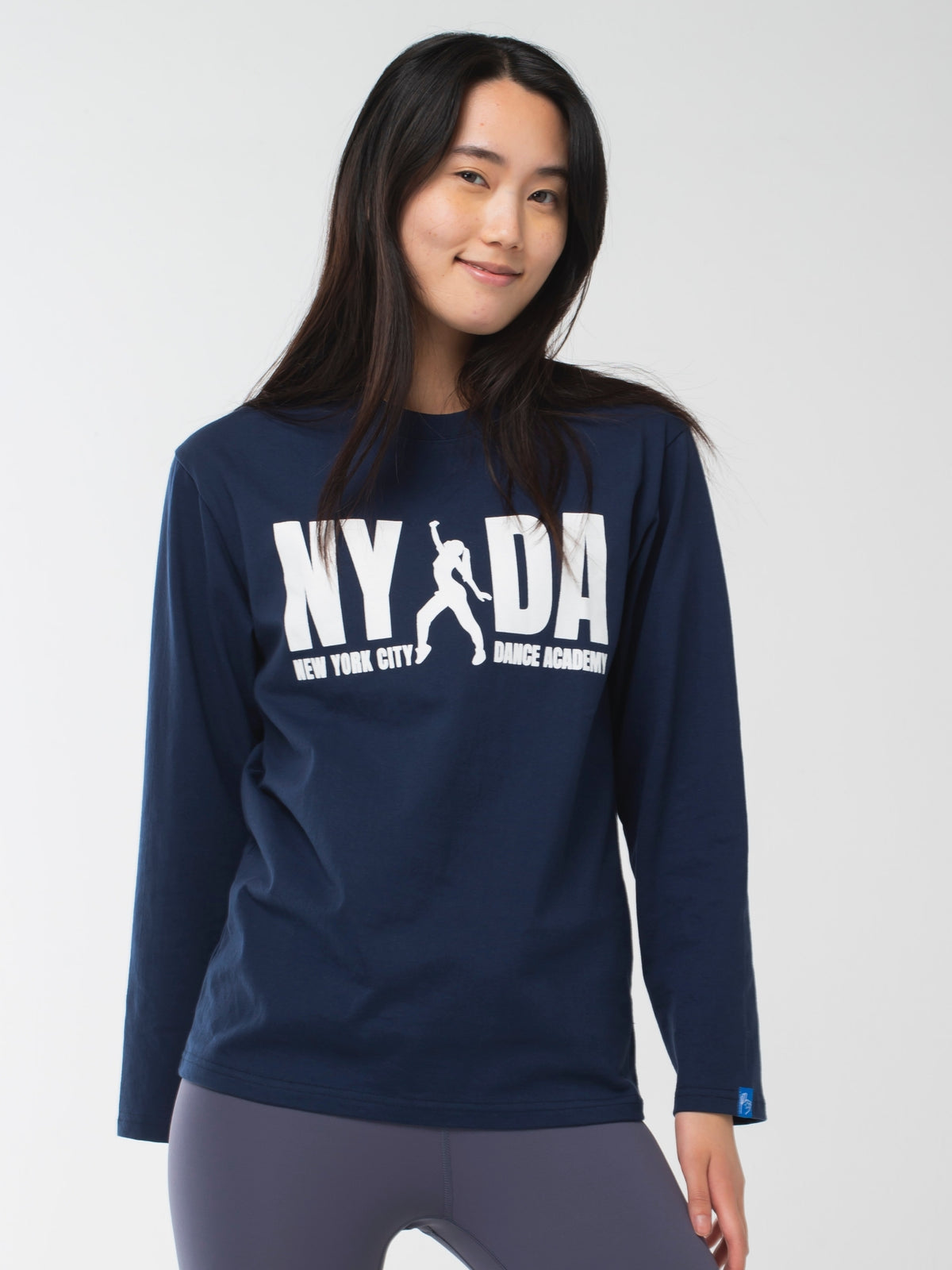 New York Dance Long-Sleeve Tee Navy