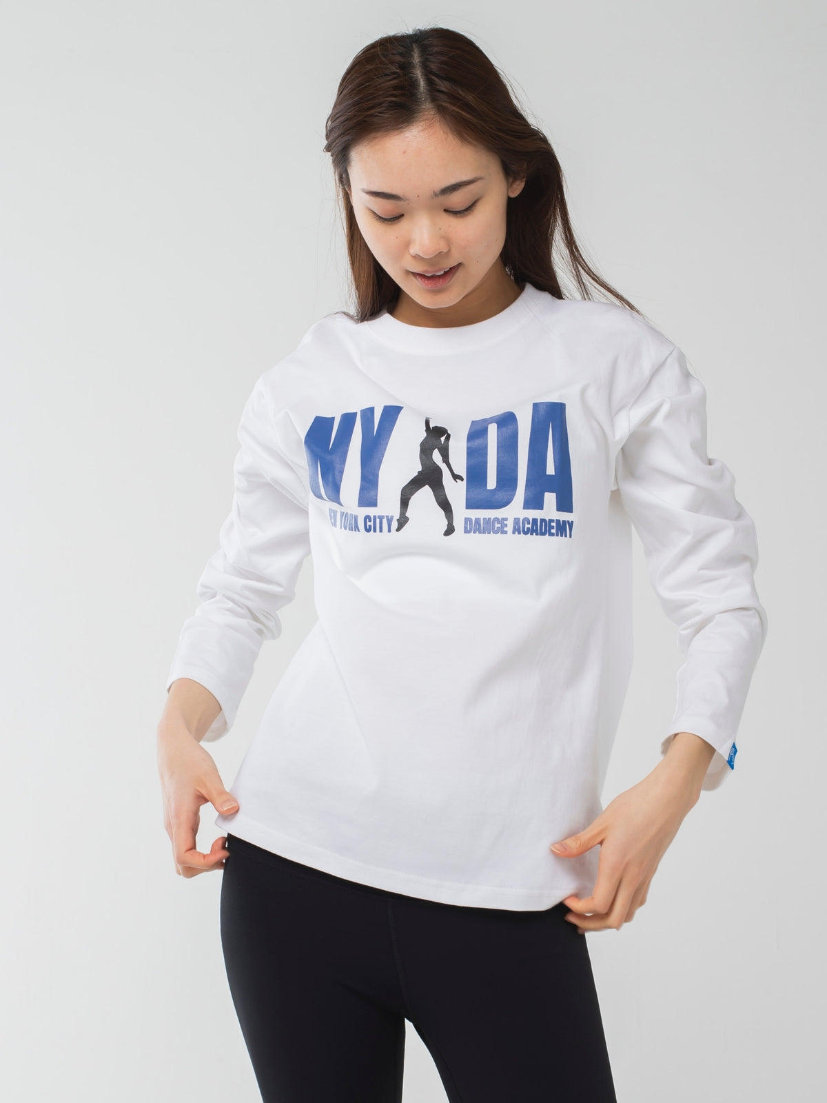 New York Dance Long-Sleeve Tee White