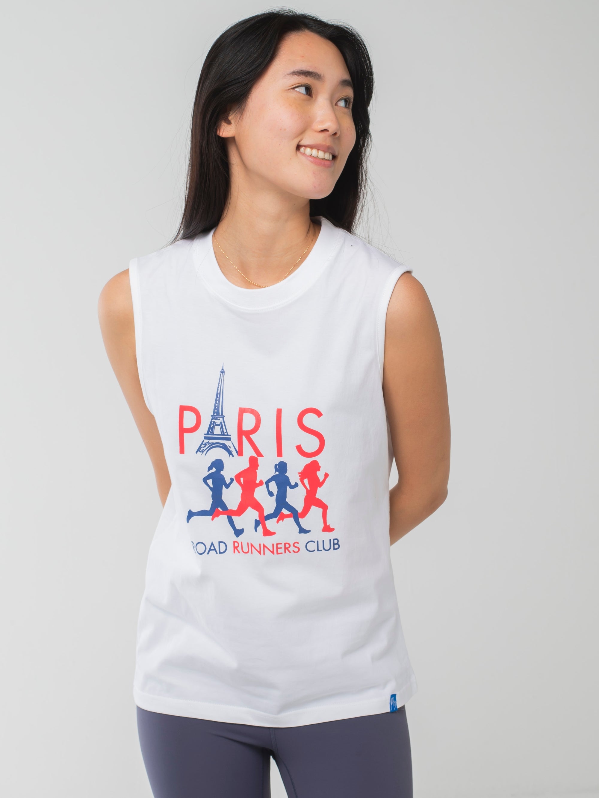 Paris Runners Club Tank White