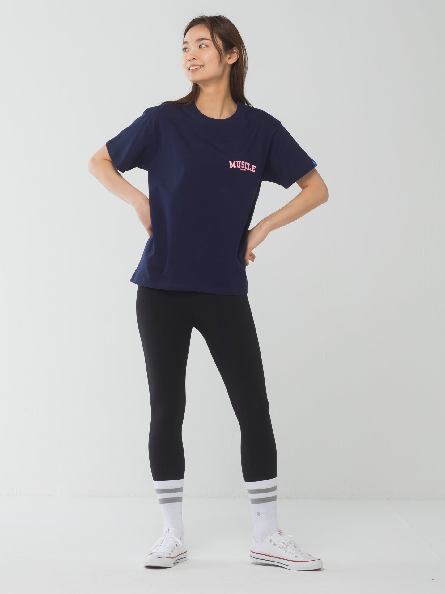 Small Muscle London T-shirts Navy