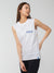 Small Muscle London Tank White