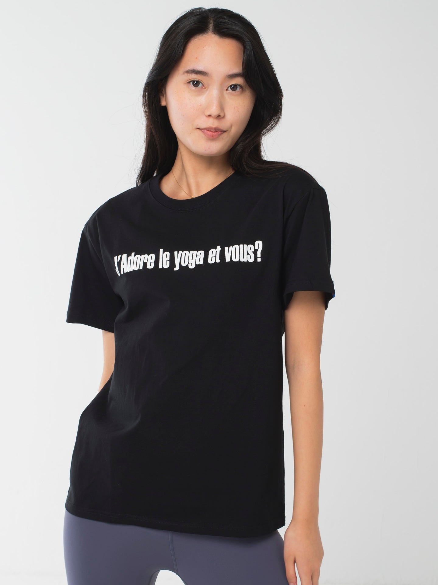 I love yoga T-shirts Black