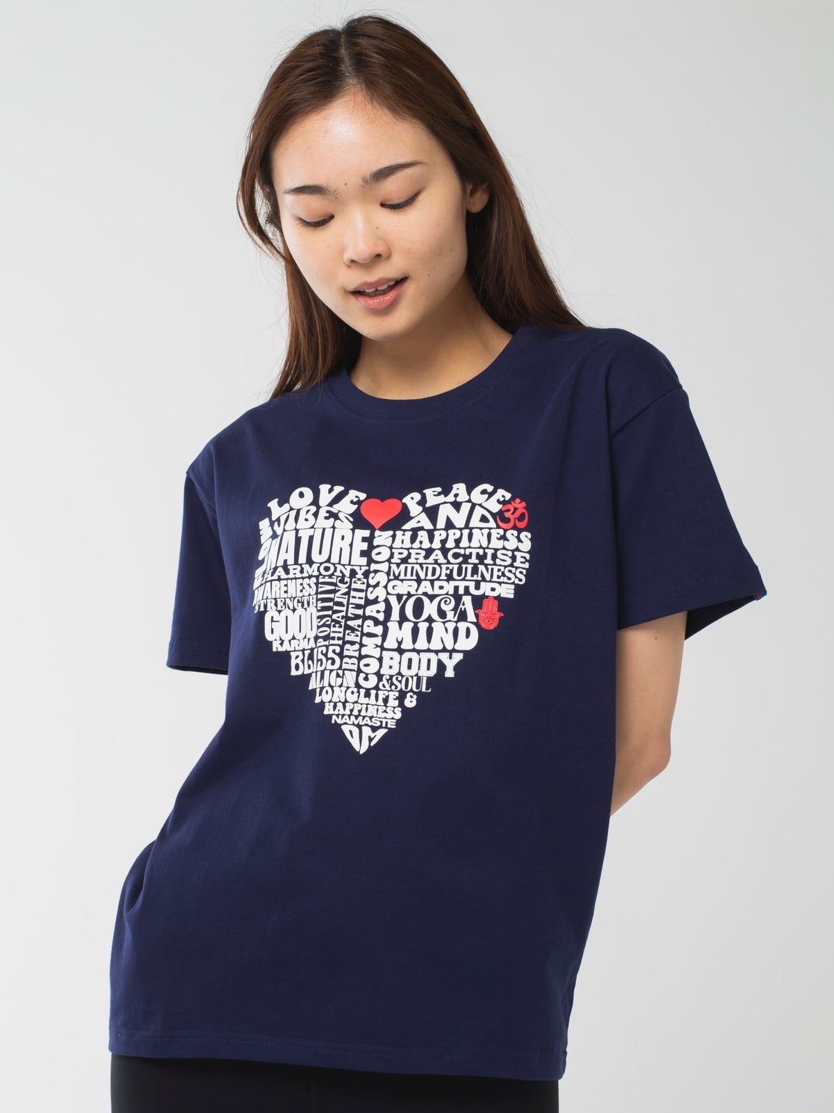 Love &amp; Peace T-shirts Navy