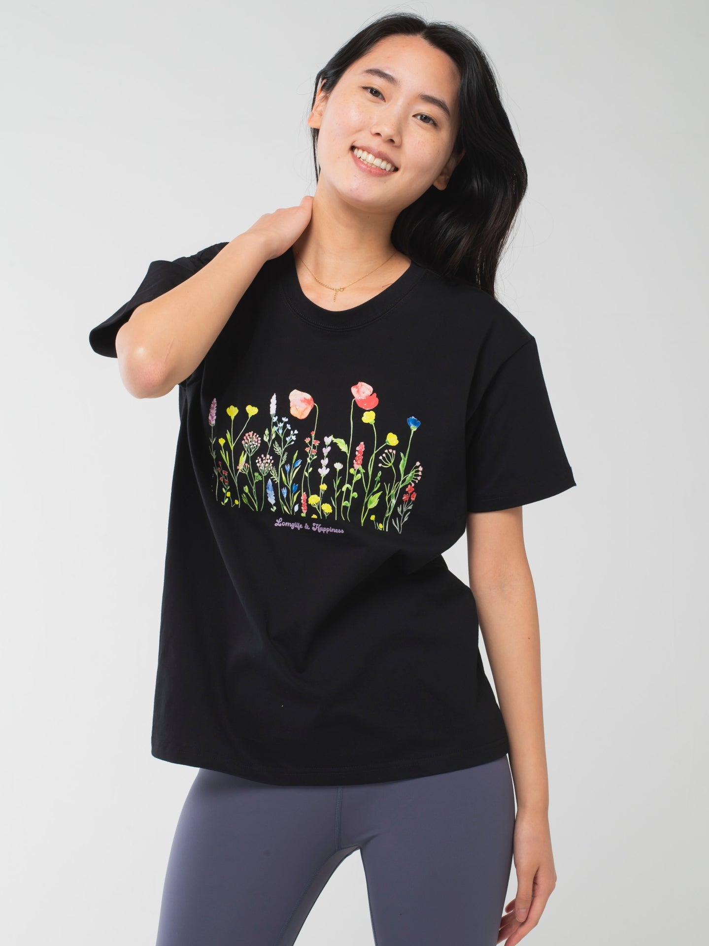 Wildflower T-shirts Black